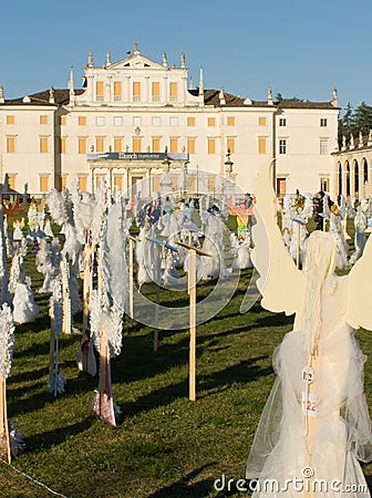 The Angelsâ€™ Choir, Villa Manin, Italy Editorial Stock Photo